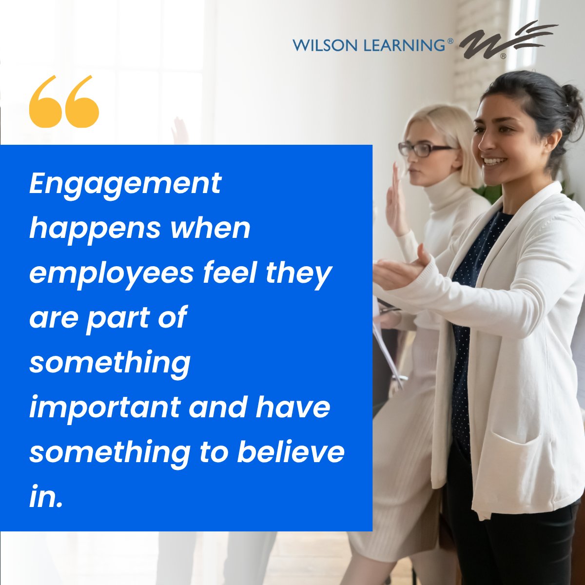 WilsonLearning's tweet image. When leaders create clarity, purpose, and a sense of shared meaning, employees don’t just work harder… they care more deeply. It’s this connection to purpose that turns teams into committed, aligned, high-performing contributors.

#leadership #training #workforce