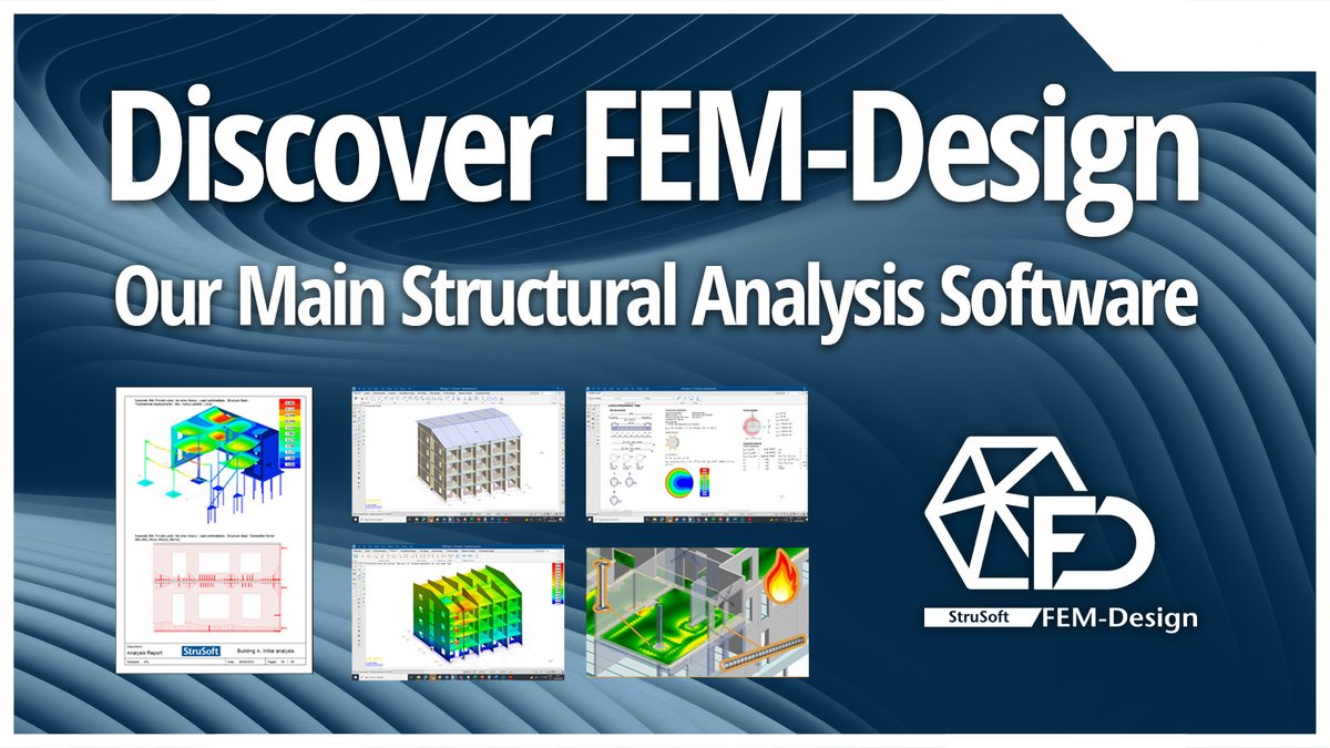 StruSoft's tweet image. Looking for a practical way to simplify and speed up structural analysis while maintaining accuracy and ensuring compliance? FEM-Design is built for structural engineers who need all of this. 

Learn more about how FEM-Design: tinyurl.com/59hh8czu

#StruSoft #FEMDesign