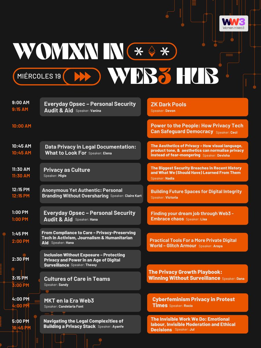 winprivacy's tweet image. Today is the day: We’re bringing together people who rarely end up in the same room: founders, activists, lawyers, organisers, researchers — to stress-test ideas and learn from one another.

Whether it’s unpacking the legal realities of building a privacy stack with…