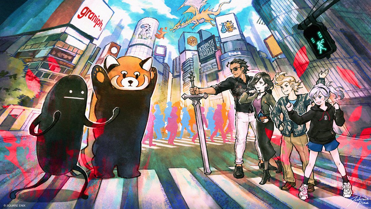 渋谷エンカウント！

#イカク #ブレイブリーデフォルト #オクトパストラベラー