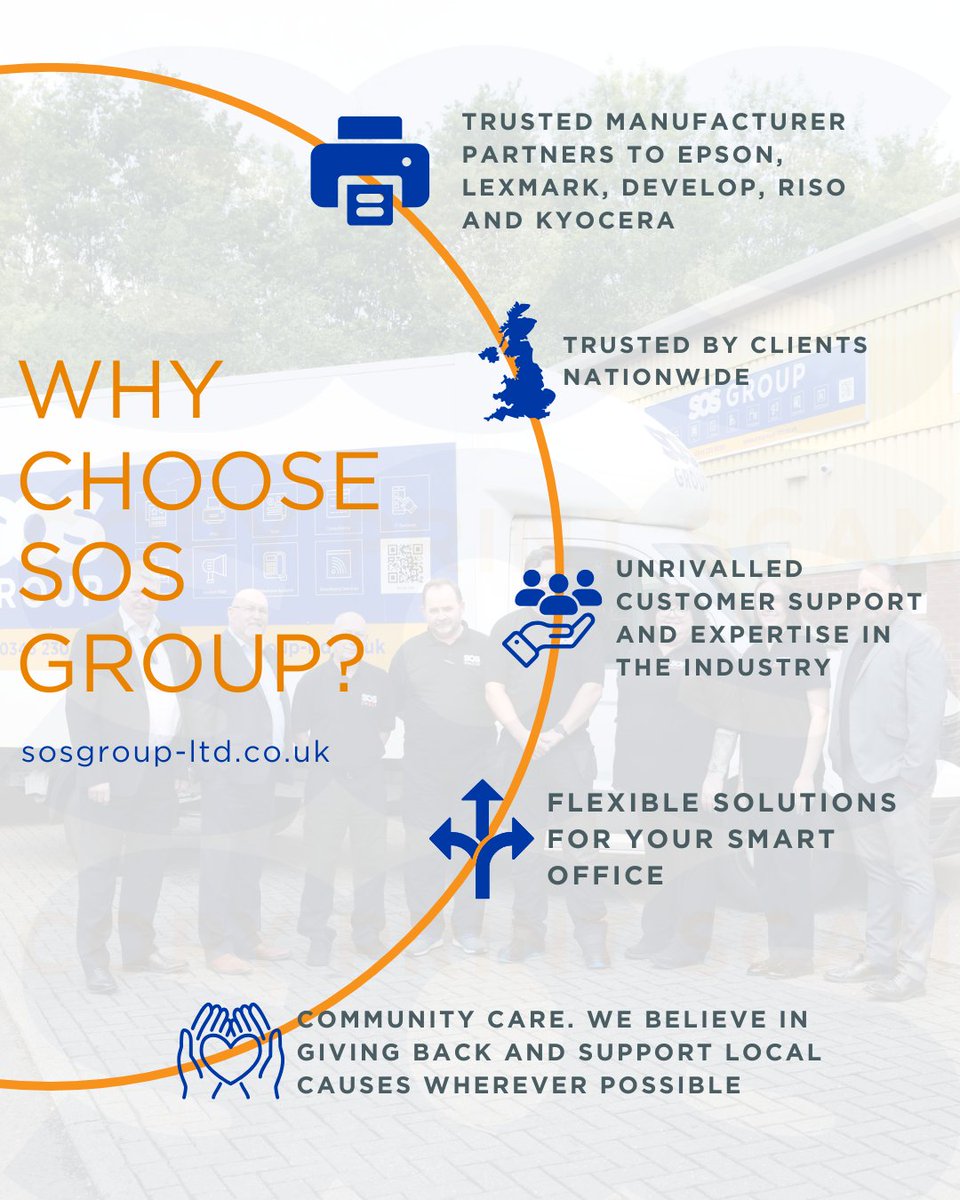 SOSGroupLtd's tweet image. Partner with SOS Group for reliable tech, expert support and solutions tailored to your business. We work with leading brands and proudly support our local communities. Smart, sustainable, trusted.

sosgroup-ltd.co.uk
#SOSGroup #OfficeTech #PrintSolutions