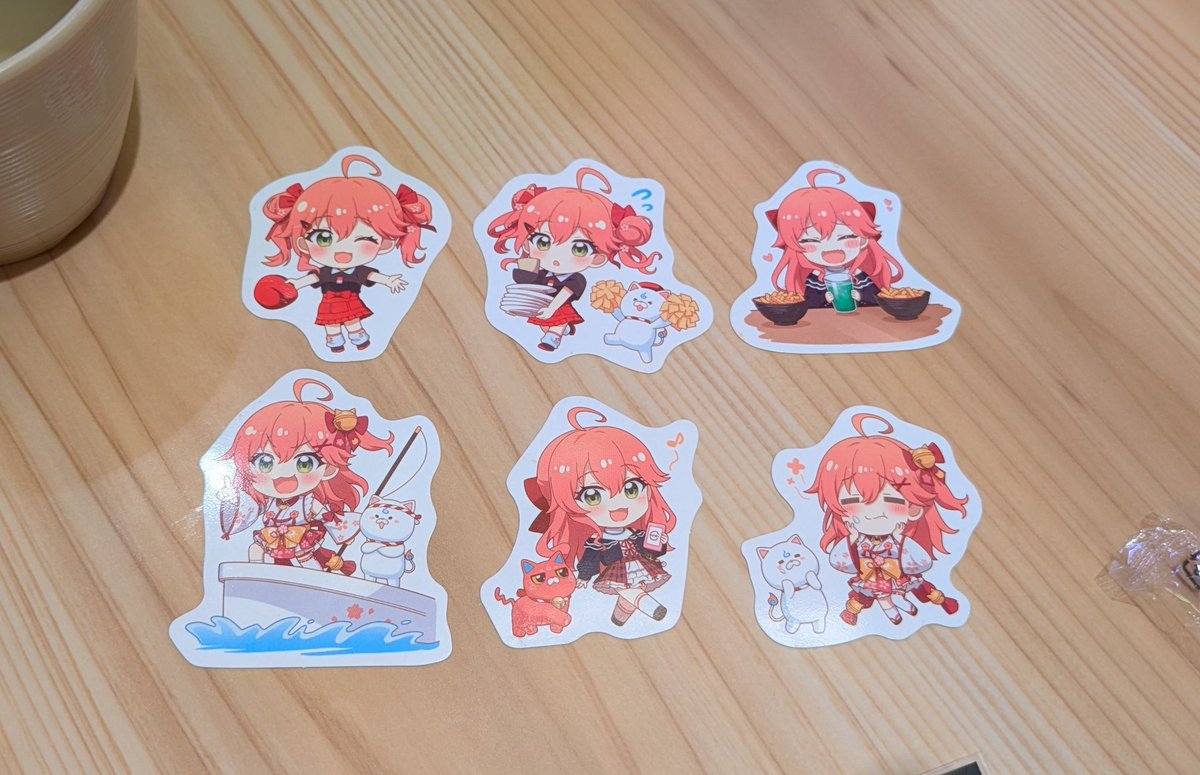 ストレートでピック6種類揃ったんだけどめちゃくちゃ優しいお店かもしれん🌸🐏✨
#スシローさくらみこコラボ