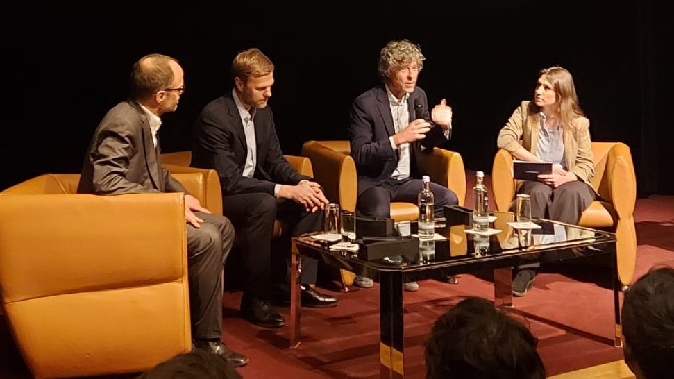 EsterDavanzo's tweet photo. "We need to do with digital sovereignity what we did in 1952 with coal and steel" @Amb_Delattre  thank you for hosting @FRdigitale @iconomypartners @StartupVerband @esn to showcase virtuous examples of European companies building global leaders. @FranzBotschaft https://t.co/2lYTaoebyb