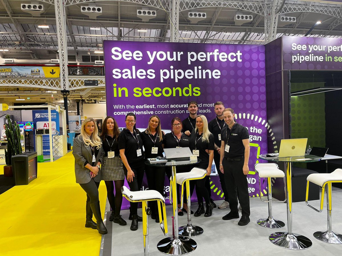 Day 1 of #LondonBuild2025. If you're at the event, come say hello to the fabulous Glenigan team at stand D30 opposite the bar and see your perfect sales pipeline in seconds.
 
#GrowYourSales
#Construction