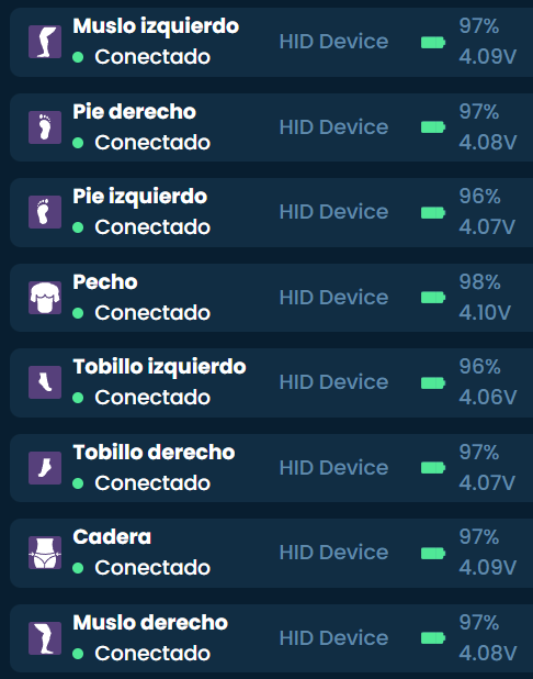 madkoding's tweet image. Esto es solo una demostración de cuanta batería me queda (solo se gasto el 4% de la batería) luego de haber estado toda una noche (6+ horas) en VR. No mentimos cuando decimos que nuestros madTrackers tienen 50 Horas de batería uwu