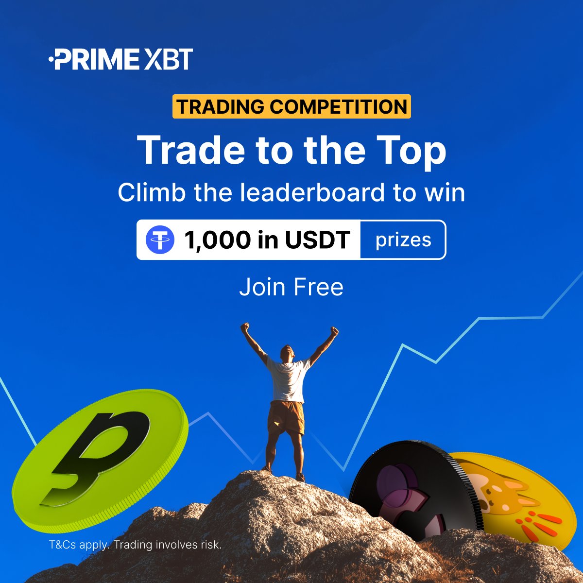 🔥 Step up and showcase your skills in our Weekly Trading Contests.

Aim for the top and you could grab a slice of the 1,000 $USDT prize pool!

💰 Enter here: bit.ly/3OYFtux
 
#PrimeXBT #EmpoweringTraders