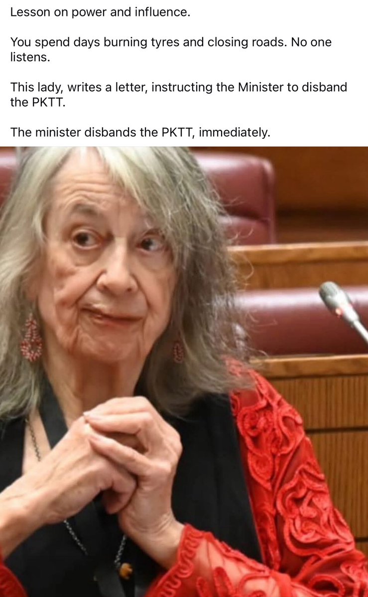 chairperson calls her Dr. Dikgase. 😂

Because Hot air galore