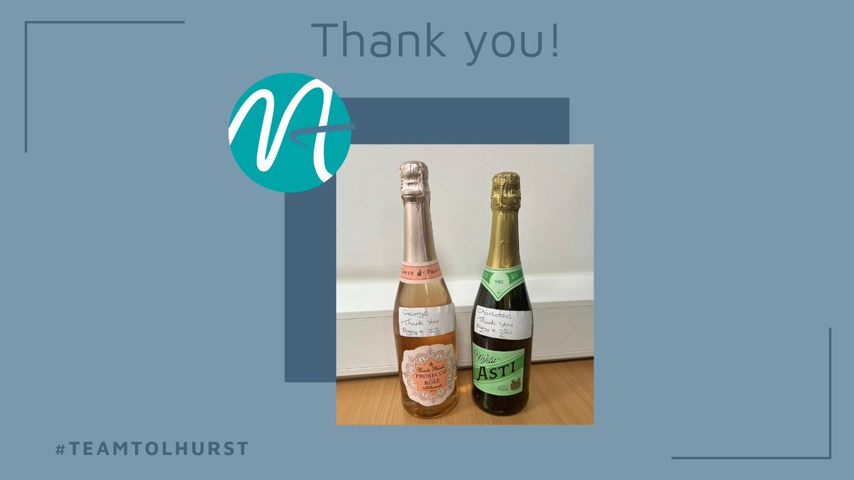 MartinTolhurst1's tweet image. 🥂A lovely client surprise for our Ashford office! 🥂

Bottles of bubbles gifted to our amazing admin team, Charlotte Verlinden &amp;amp; George Beeney, for their fantastic work and support. 💙

Well done both and thank you to our thoughtful client! 👏

#TeamTolhurst #ClientAppreciation