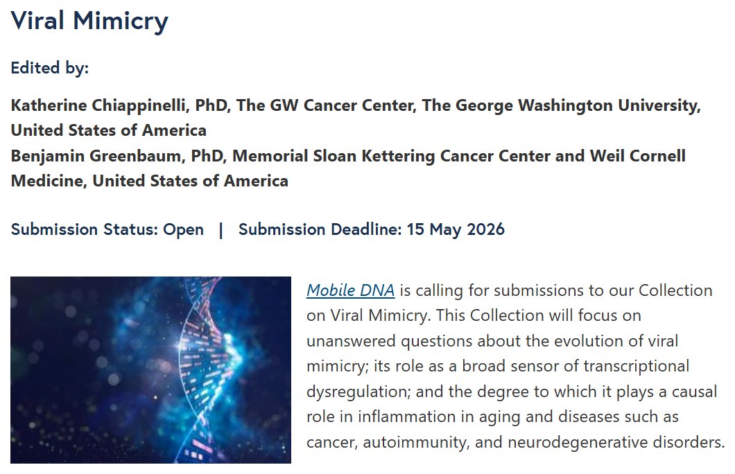 Mobile DNA tweet media