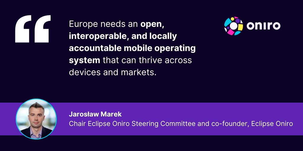 Oniro_Project's tweet image. Built on #OpenHarmony and hosted by the #EclipseFdn, Eclipse Oniro represents a truly European approach to openness, balancing global collaboration with compliance to regional requirements.

📖 Read the full story:  hubs.la/Q03RMR6Y0
