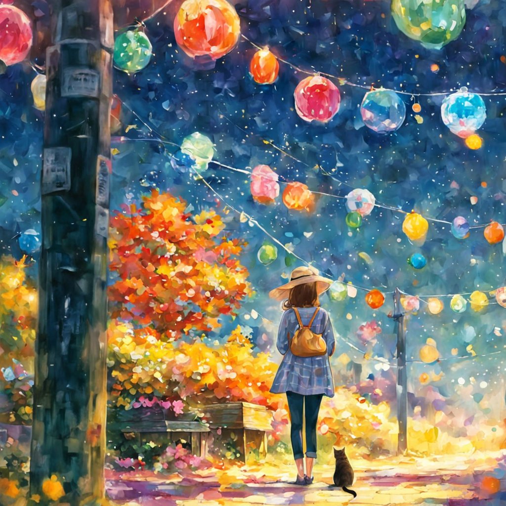 ねぇ？どこに行くの？

ふふ、とっても楽しい所だよ、ついておいで

『フェスティバル』