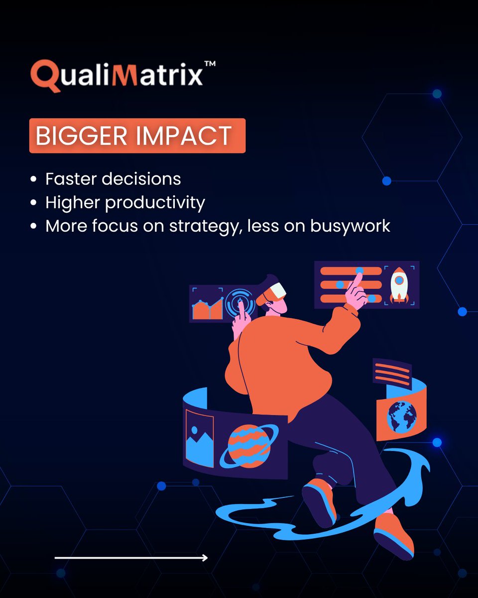 qualimatrix's tweet image. AI automation saves you time where it matters most.

Website :  qualimatrix.tech

#AIAutomation #AIForBusiness #Productivity #FutureOfWork #DigitalTransformation #AutomationTools #WorkSmarter #BusinessEfficiency #TechInnovation #TimeManagement #AIProductivity