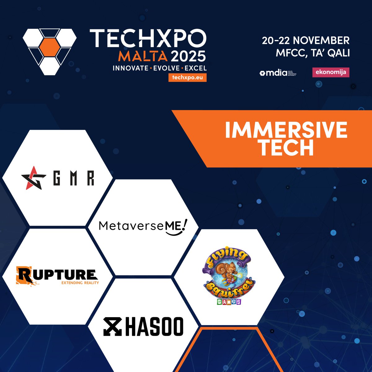 techxpoeu's tweet image. Step Into the Future of Immersive Tech at TECHXPO 2025!  

Explore the forefront of VR, AR, and gaming where imagination meets innovation. Step into virtual worlds, interactive experiences, and next-level adventures