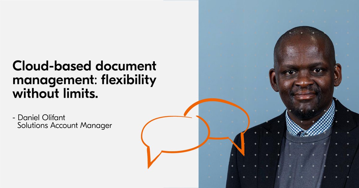 KYOCERA_DS_SA's tweet image. Daniel Olifant, Solutions Account Manager says: Cloud document management boosts agility, accessibility &amp;amp; secure collaboration. Kyocera’s cloud workflows help teams work smarter from anywhere.☁️
➡️Discover more here: bit.ly/483yARJ

#KyoceraSouthAfrica #CloudSolutions