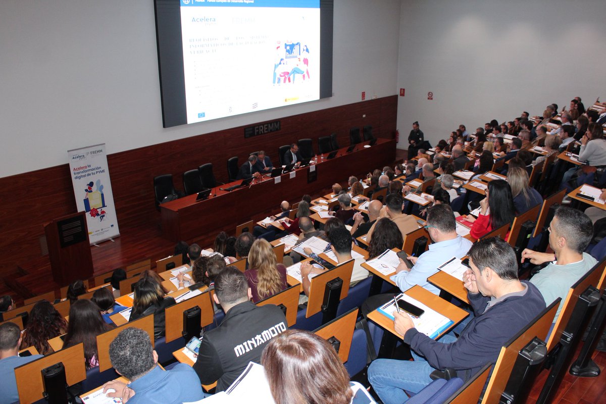 fremm_es's tweet image. 🔍 #Verifactu congrega a cientos de empresarios, convocados por la la Oficina @Acelerapyme, adscrita a @fremm_es y abierta a todos.
La Agencia tributaria resuelve todas las dudas.
@redpuntoes 
#FEDER #OficinasAcelerapyme #Acelerapyme #transformaciondigital #EuropaSeSiente