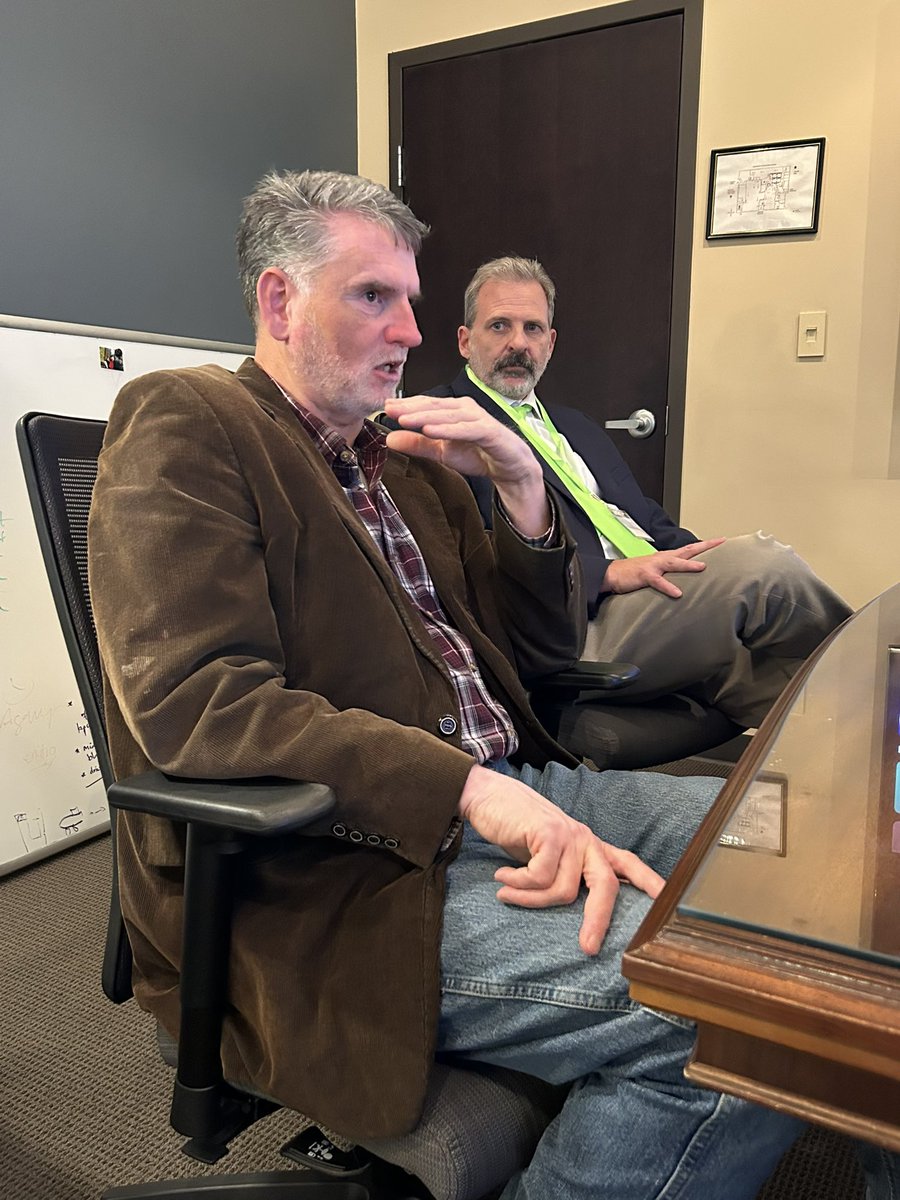 TOS_Elliott's tweet image. Great meeting with CEO Dan O’Toole and the @arrive_ai team last week. As a former software architect, I’m glad to see Hoosier innovation in action. Their technology is making deliveries simpler and more reliable for businesses and communities across Indiana.