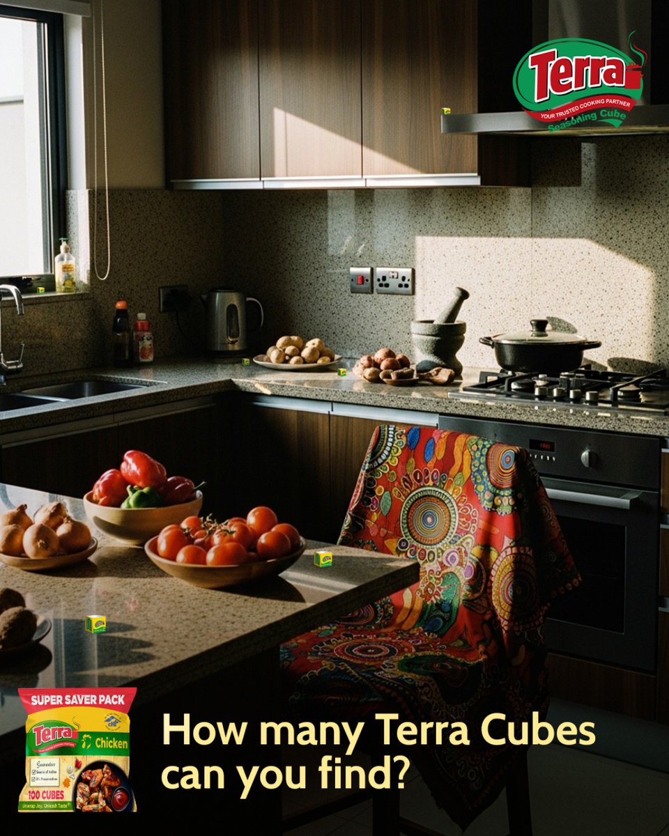 How many cubes were you able to find? 

Tell us in the comment section.    

#UnwrapJoyUnleashTaste 
#TerraCube