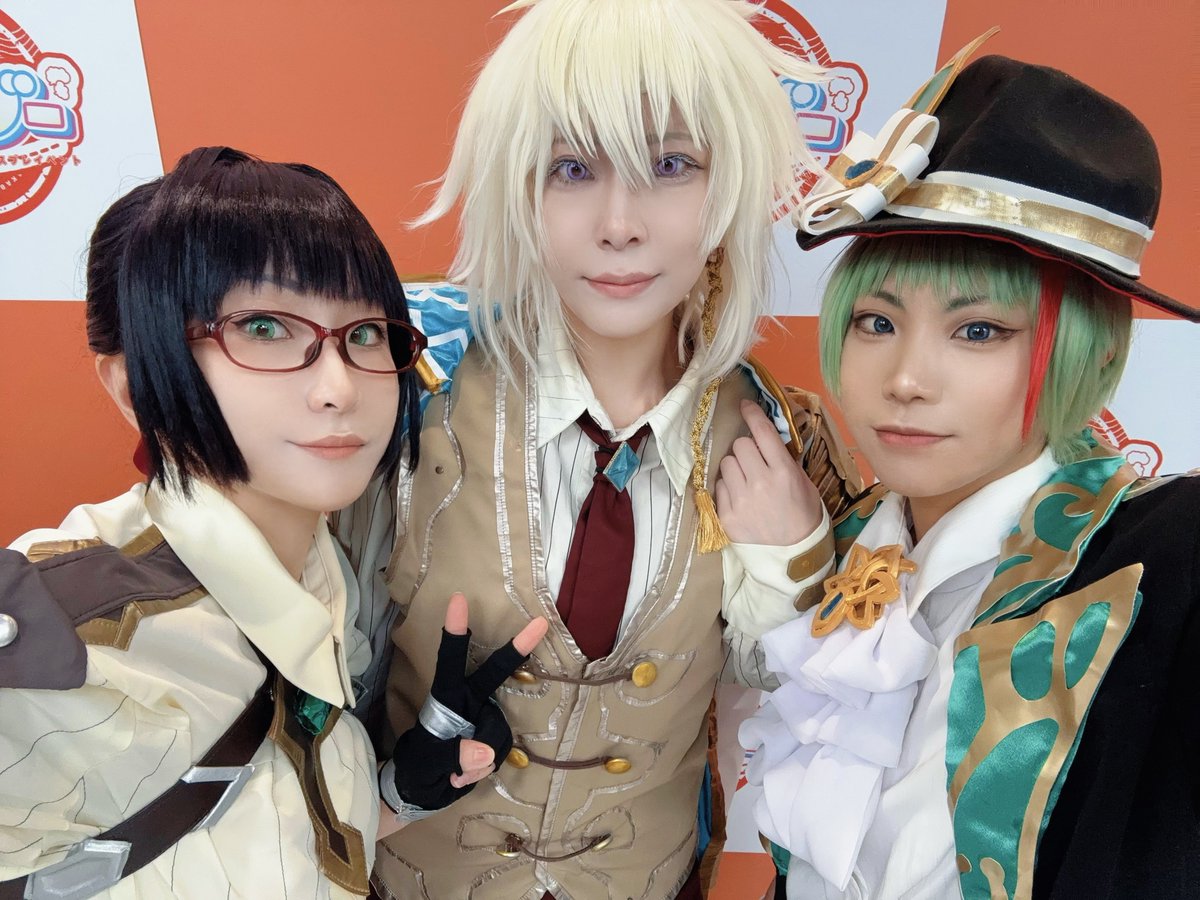 ※cos 

ブレイズ３人集結〜〜❕
私の垢でも載せさせてください♡

ヴァネッさん　リュッシー　マッキ先輩