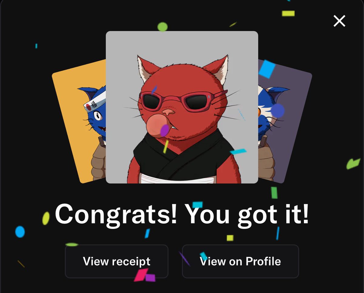 Just swept <a href="/KitaroStudios/">Kitaro World</a> 🧹

Solid community, artwork and team, was a no brainer at 0.007 ETH floor.

Blow up this tweet and I’ll sweep more 👀