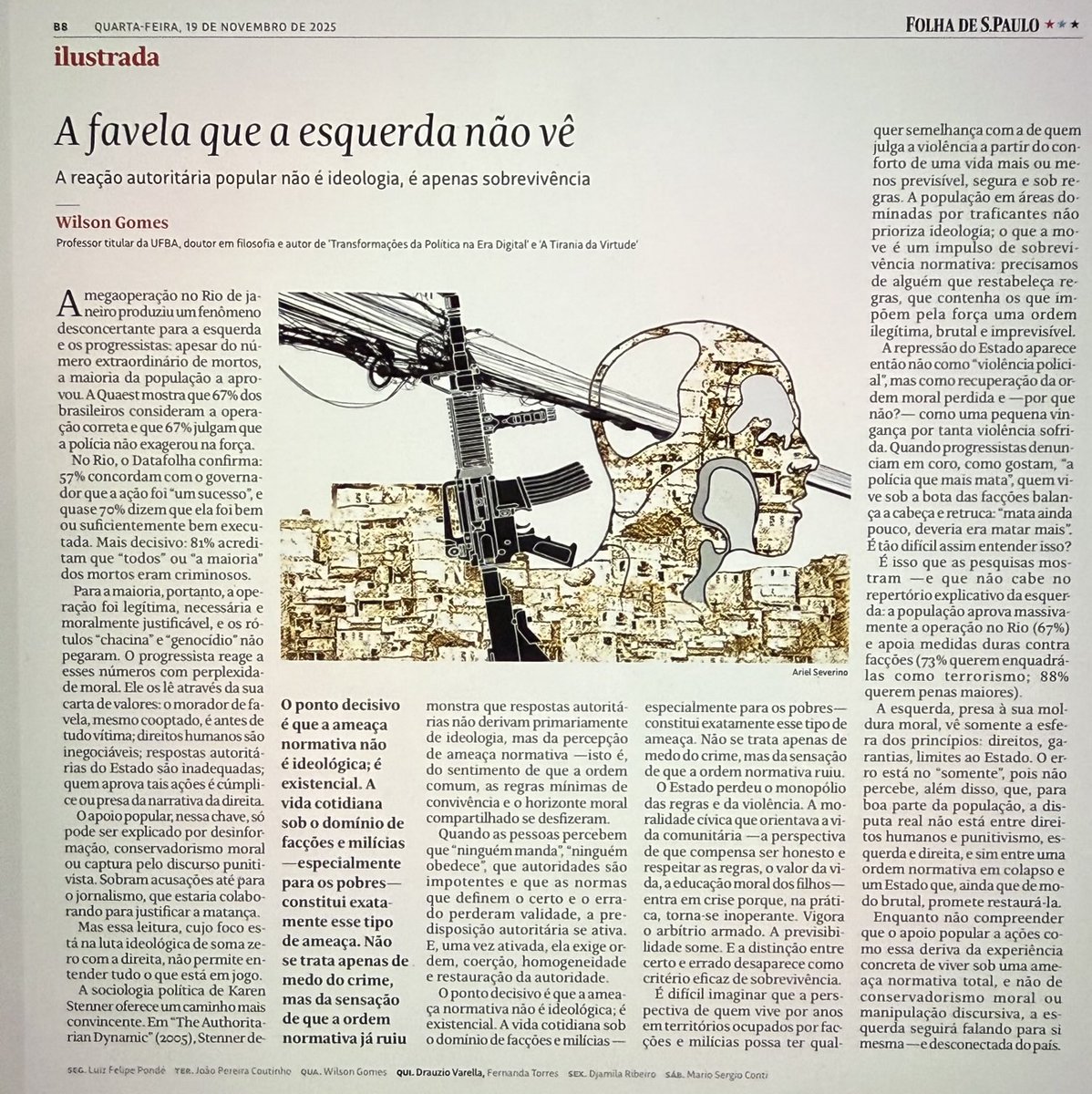 O prof Wilson Gomes está correto! Leiamos.