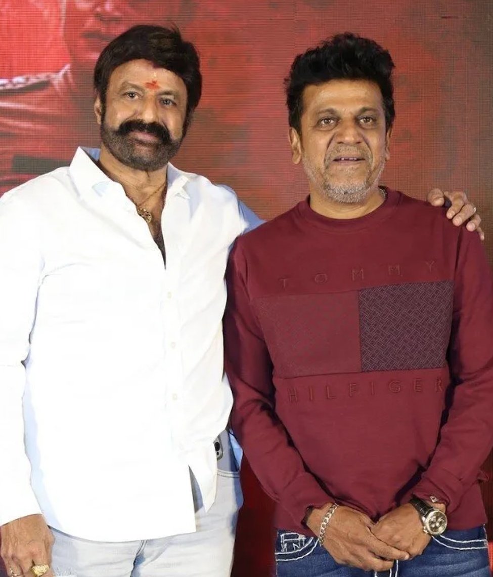 GetsCinema's tweet image. #ShivaRajKumar - KANNADA CHAKRAVARTY - going to Attend GOD of MASSES NBK #Akhanda2 Trailer Event in Karnataka.