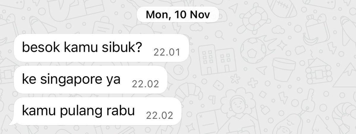 catsedih's tweet image. the way he typed “ke singapore ya” instead of “mau ke singapore ngga?” like OKAAAY