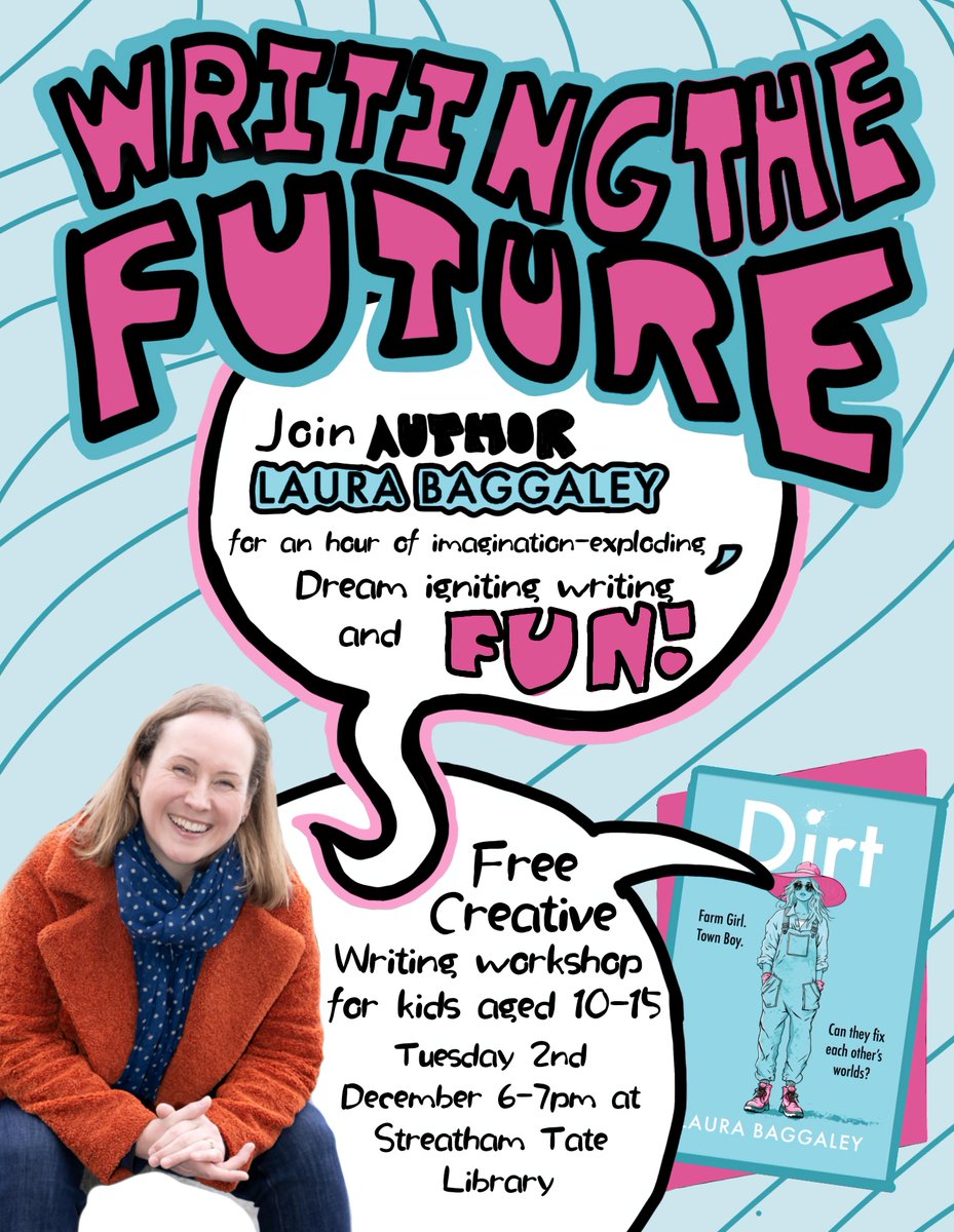 GreenstoriesUK's tweet image. One of our authors of YA fiction Laura Baggaley is giving a #creativewriting class on 2nd December at Streatham Tate Library 6-7pm aimed at kids age 10-15. Laura is a wonderful writer and great communicator s a great writer so I recommend it for any aspiring #writers.