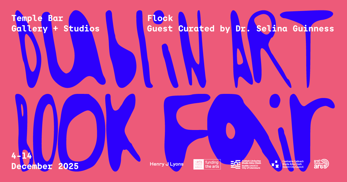 rte's tweet image. ✨ RTÉ Supporting the Arts ✨

📚 Dublin Art Book Fair
📅 4th - 14th December
📍 Temple Bar Gallery + Studios
🔗 templebargallery.com/exhibitions/du…

#DABF25 #RTESupportingtheArts