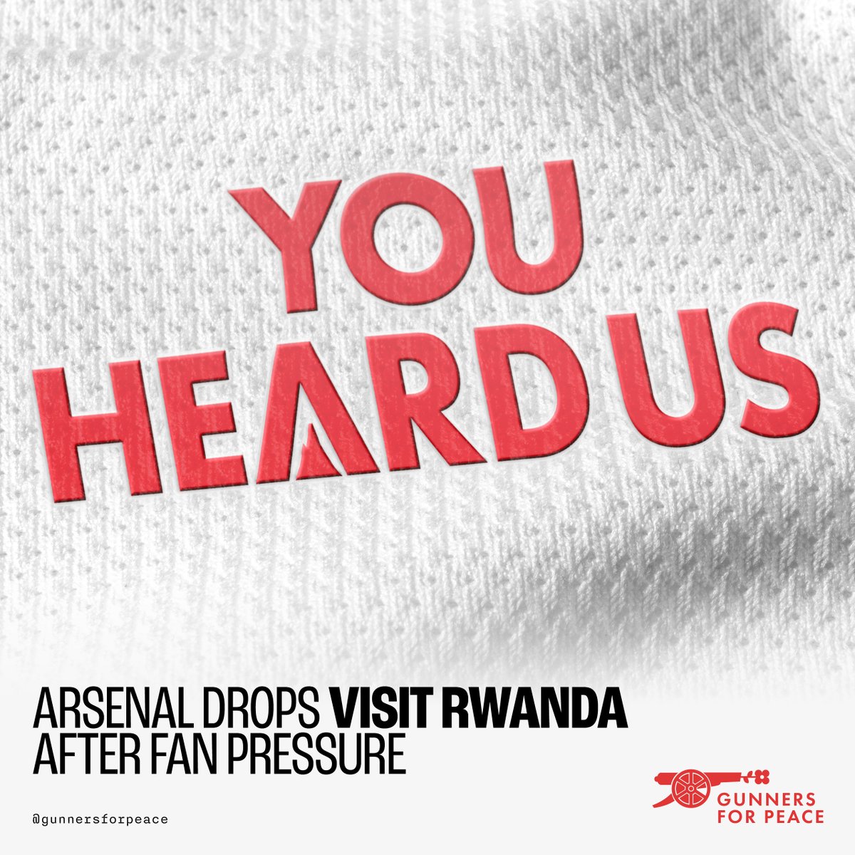 This is a Big Club decision.  We all know that money talks, but if fans get together and speak louder then they have to listen.  It shows that <a href="/Arsenal/">Arsenal</a> still has the class and the values to do the right thing. By ditching this deal the gunners have taken a step towards peace.