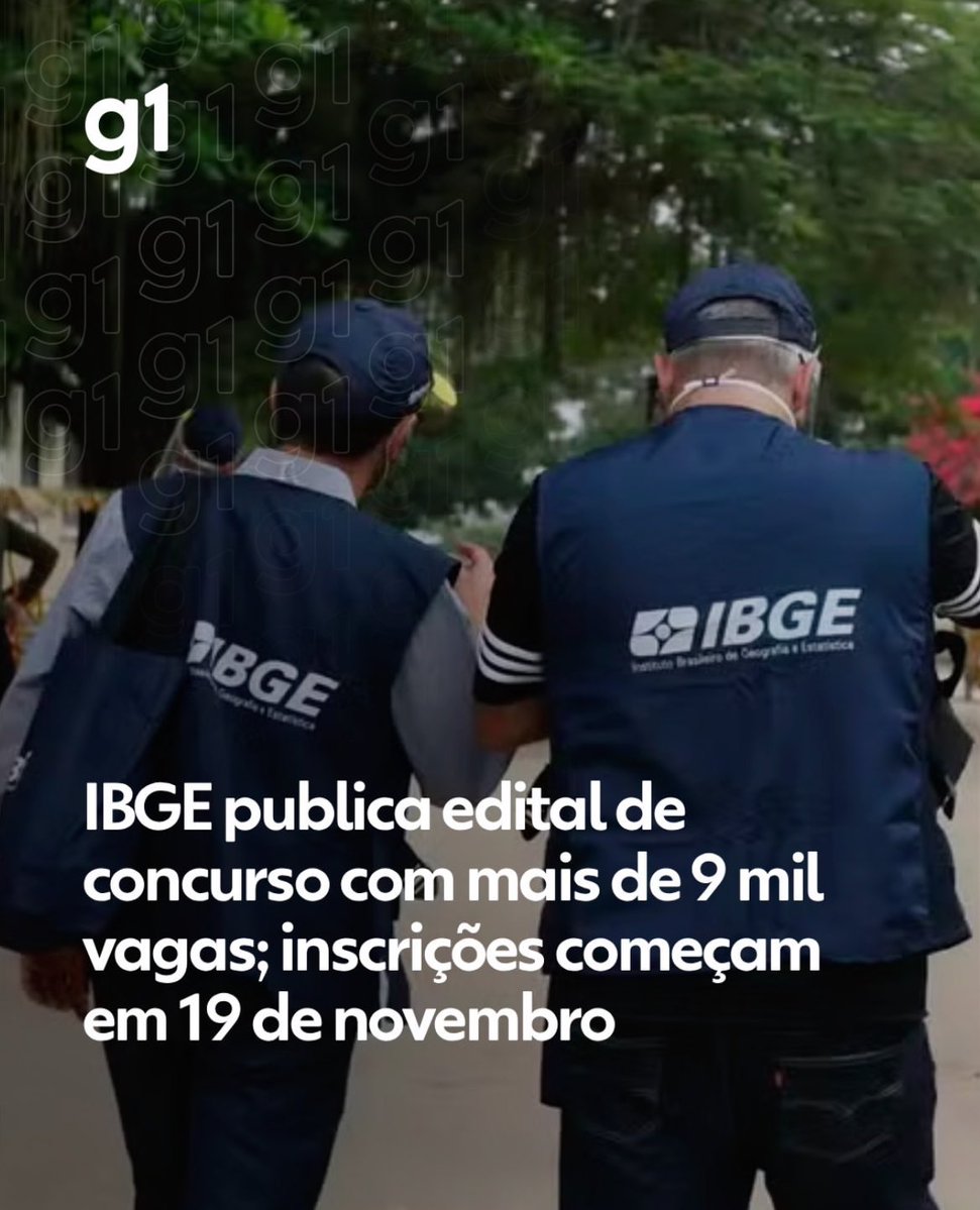 annabeatrizb___'s tweet image. 🚨Concurso IBGE 2025

• 9.580 vagas temporárias
• Cargos: APM e Supervisor
• Nível médio
• Salários: R$2.676 e ~R$3.200
• Vale-alimentação R$1.175 + vale-transporte
• Banca: FGV
• Prova: 22/02/2026
• Contrato de até 3 anos
#concurso #ibge #studytwtbr