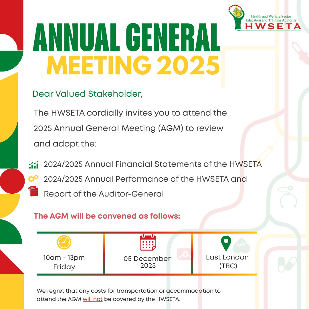 HWSETA_SA's tweet image. 2025 has been a year of growth and impact for HWSETA 🎯

We’re ready to reflect and to share our vision for the future of skills development.

👉 RSVP here - hwseta.org.za/event/hwseta-a…

#AGM #SkillsDevelopment