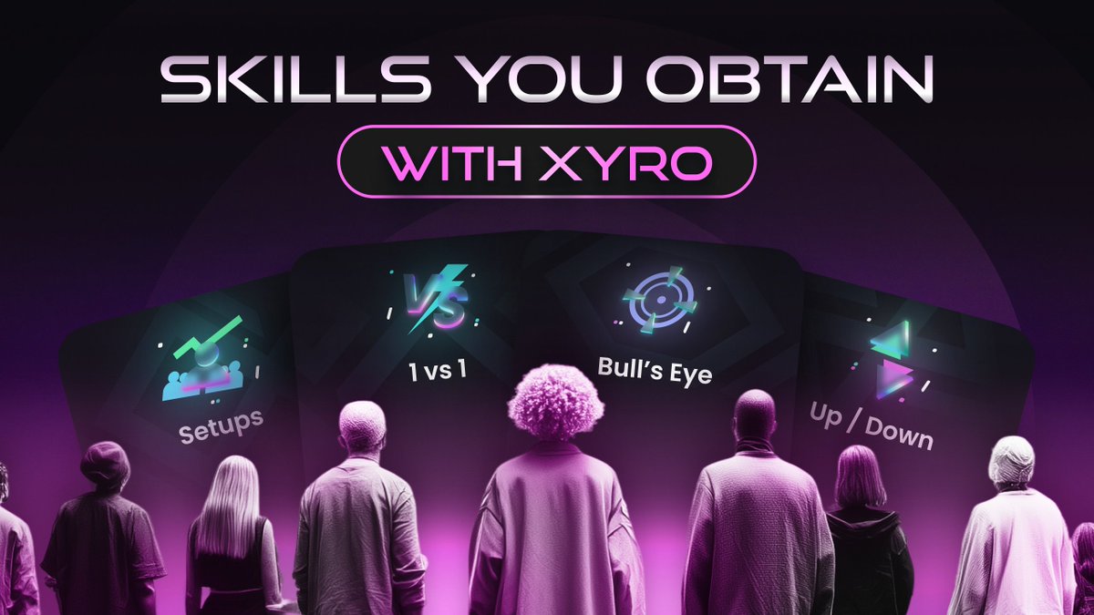 xyro_io's tweet photo. Skills You Obtain With XYRO! 👾 

Xyroes, what's the most valuable skill you've gained on our platform?

Tell us what you've mastered:
• 📊 Web3 Market IQ
• ⚔️ Trading Precision
• 👥 Community Power

What's your secret weapon? Drop it below! 👇

🌐 Gear up: [https://t.co/t5aUX8CMMH]