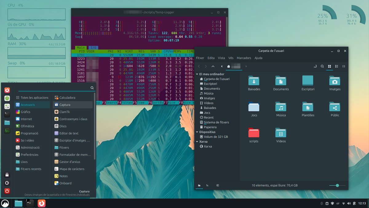 rogerrullu's tweet image. #RateMyDesktop #LinuxMint #Linux #GNULinux