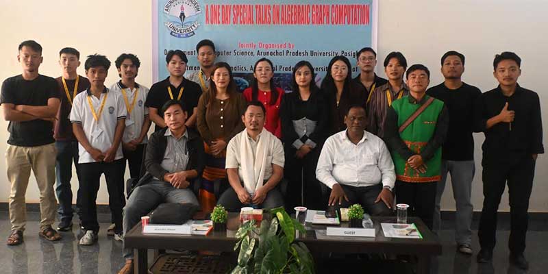 Arunachal24in's tweet image. APU hosts hands-on session on Algebraic Graph Computations led by Dr. Gete Umbrey, focusing on graph theory, computation tools and AI applications.
Read More- arunachal24.in/?p=99072 

#APU #GraphTheory #STEM #AI #Mathematics #ComputerScience #Pasighat #workshop