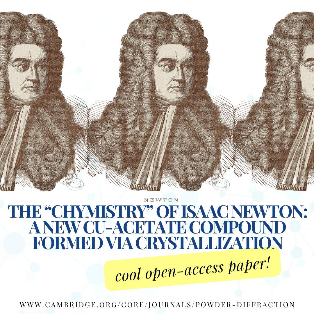 icddicdd's tweet image. A cool open access paper on Powder Diffraction Journal by David L. Bish, William Royall Newman, Maren Pink

 #PowderDiffraction #Crystallography #MaterialsScience #IsaacNewton

ow.ly/TTXJ50XtA6y