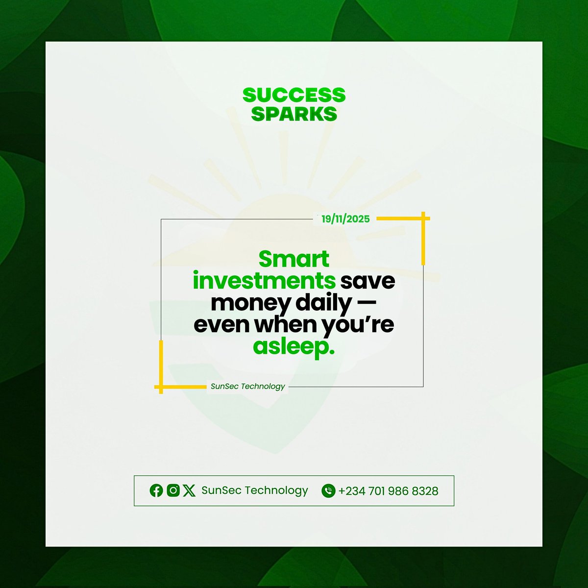 SunSecTech's tweet image. Smart investments save money daily — even when you’re asleep.

Choose systems that work for you — not your wallet. 
📲 bit.ly/SunSecTechnolo…

#sunsectechnology 
#Solar 
#SmartHome