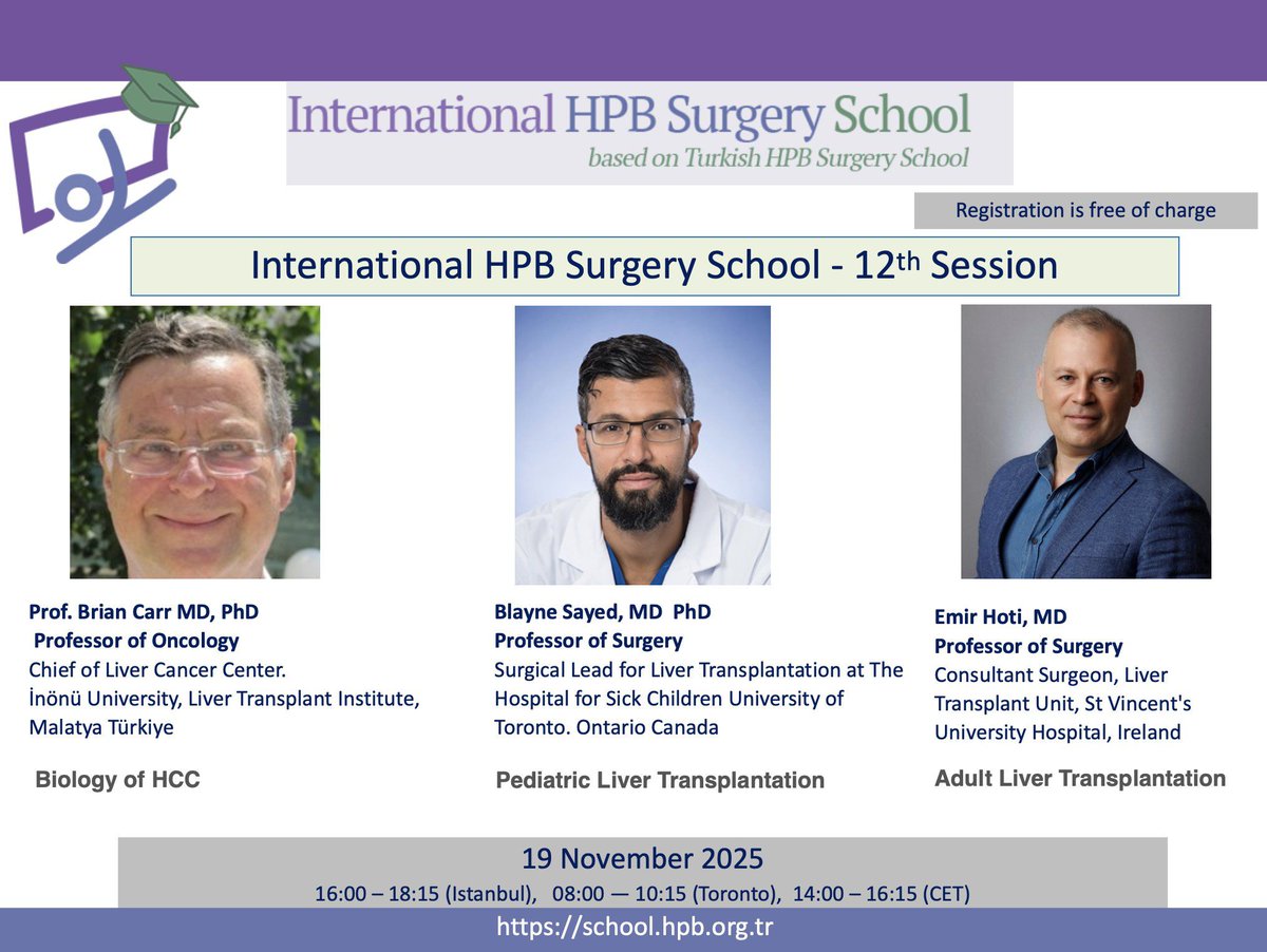 International HPB Surgery School tweet media