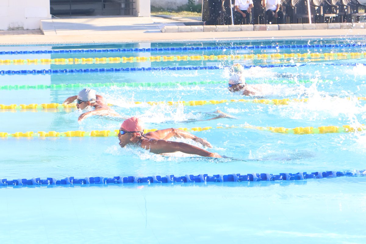 12bnndrf's tweet photo. The Inter-Zonal Swimming Competition 2025 made waves at #12NDRF ! With fierce strokes and unstoppable spirit, E &amp; NE Zone clinched the title in a thrilling finale. A salute to fitness, unity, and the power of teamwork! https://t.co/mzEerUKCaX