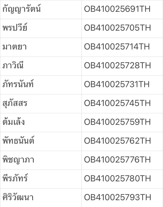 clovlalin's tweet photo. Tracking kaaa (Thai Post📮) : ขออนุญาตแจ้งแบบนี้นะคะ 
กลัวติดปีก 🙏🏻🙏🏻
ได้รับของแล้วหากไม่รวบกวน รีวิวให้เค้าใน # rvclovlalin 
มีปัญหาส่งผิด / ของไม่ครบ สามารถแจ้งเค้าได้เลยนะคะ ขอบคุณค่ะ
#clovlalinupdate https://t.co/Vw0uwAdRiw