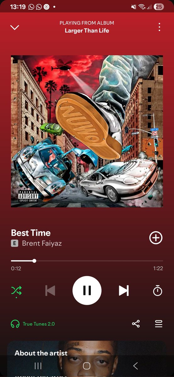 RadebeKgom53341's tweet photo. @Spotify Brent still owes me the rest of this song. https://t.co/o6bOtzJIxN