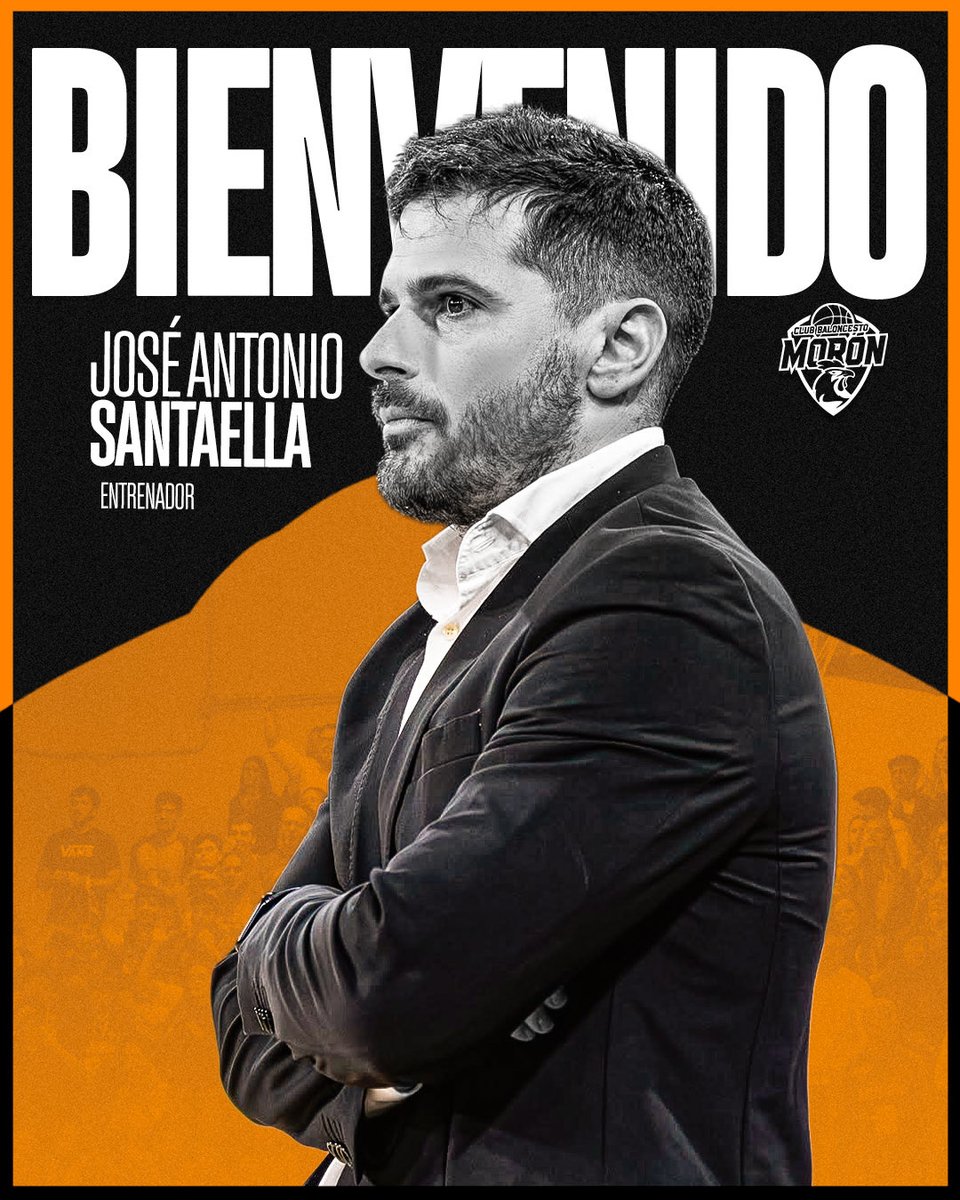 cbmoron's tweet photo. 🧡 ¡Jose Antonio Santaella es nuevo entrenador del CB Starlabs Moron!🖤

Nos complace anunciar la vuelta del entrenador cordobes a la que fue su casa 🏀🐔 https://t.co/lxE6BhbQyx