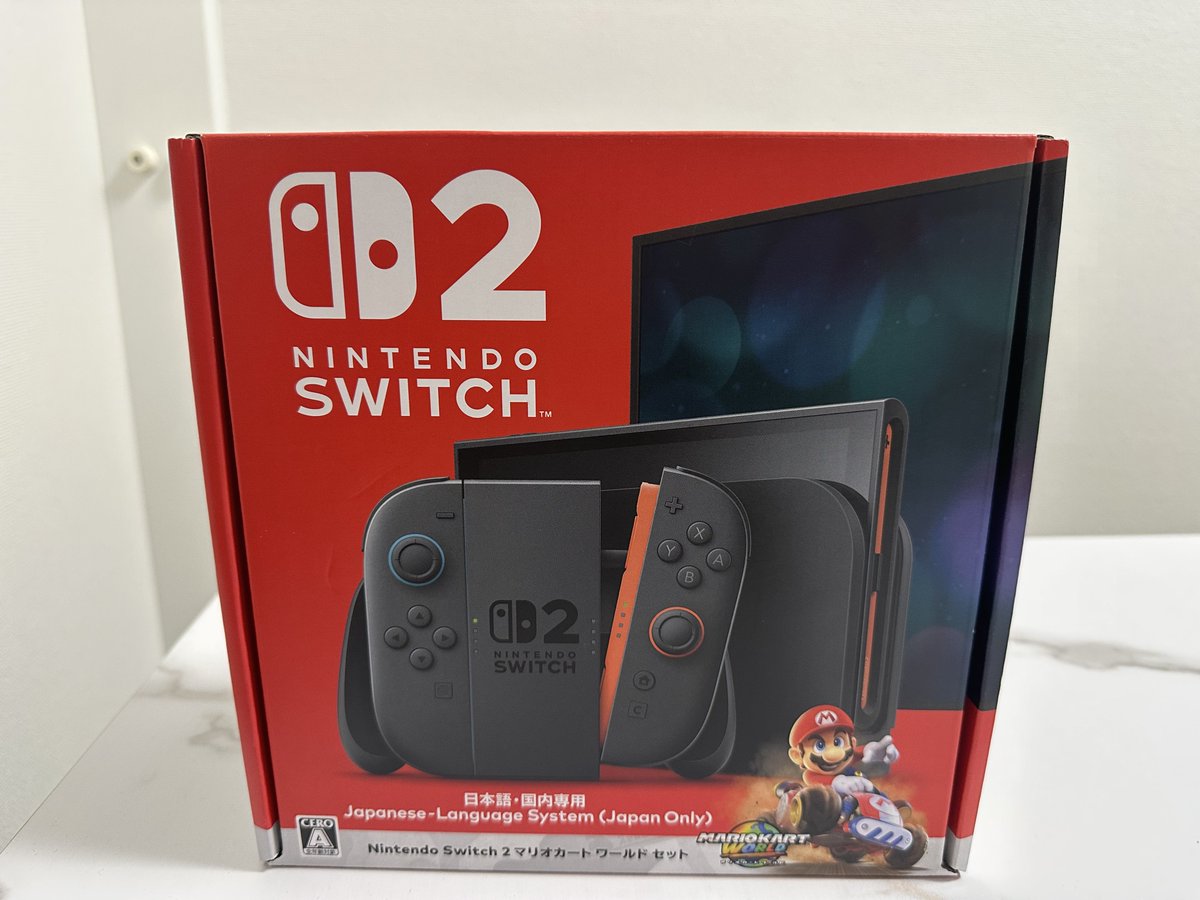 _Lantum's tweet image. わ！が！や！に！！！！
Switch2が来たぞぉぉぉおおおおおおおおおおおお！！！！！！！！！💃💃💃💃💃💃💃💃💃💃💃💃💃💃💃💃💃💃💃💃💃💃💃(狂喜乱舞)

暗い部屋で1人虚しくエアライドやる悲しい20代後半が爆誕して嬉しい