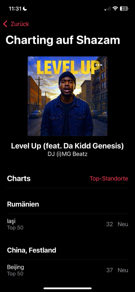 iMGbeatz's tweet photo. LEVEL UP! is charting—Iași 🇷🇴 #32, Beijing 🇨🇳 #37, Romania Top 200 #154.
One-stop, no samples. Trailerized hip-hop (160 BPM • Cm) built for sports/action promos. Main/Instr/Bed/ ready.
Catalog: https://t.co/NZlYBM1qYH
#MusicSupervisor #Sync #SportsPromo #TrailerMusic https://t.co/yi5NZxifgd
