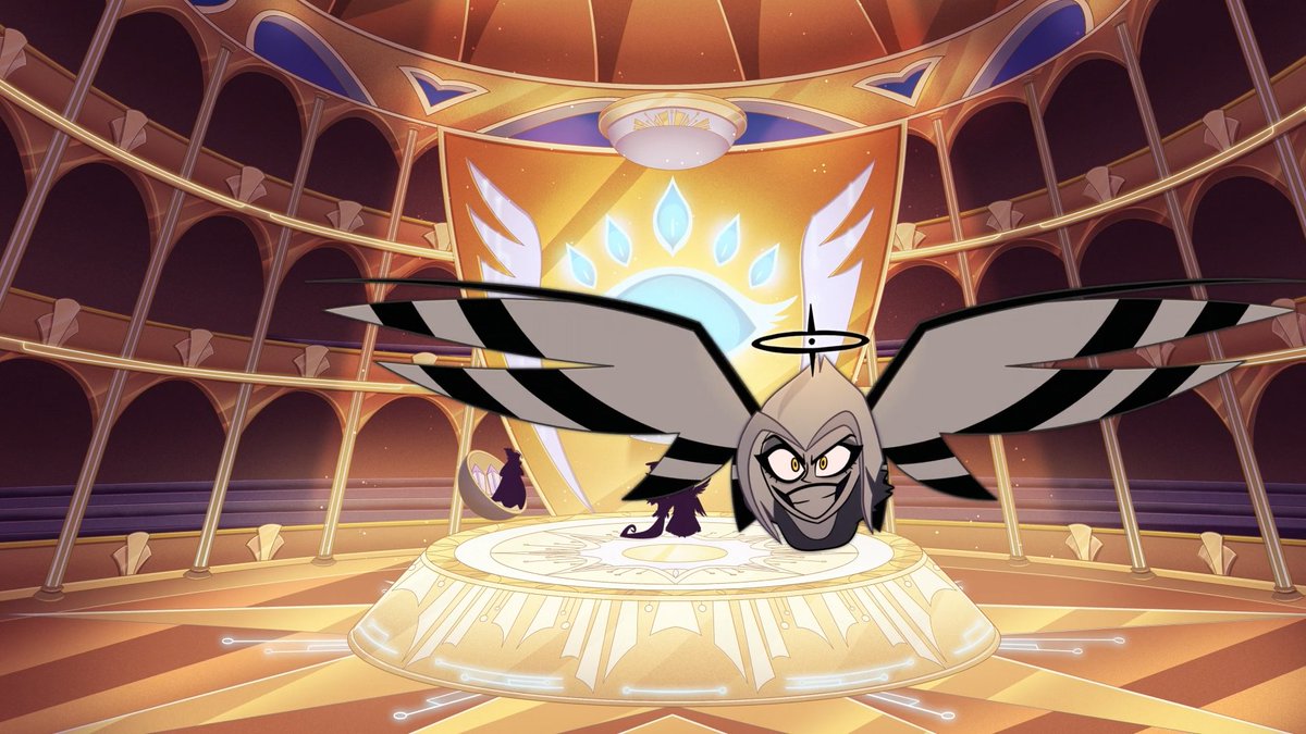 KingpinThawne's tweet photo. Lute girl chill. See this is what I mean when I said she's a sadist bitch #HazbinHotel https://t.co/2nydsqDNRY