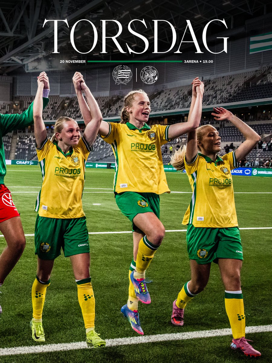 Vi rullar vidare mot 6000 sålda till årets sista match. Stötta #Bajen på plats mot kvartsfinal i Europacupen! 

🎟️ In och lös plåten här:
hammarbyfotboll.se/go/u1ne2po8?ut…