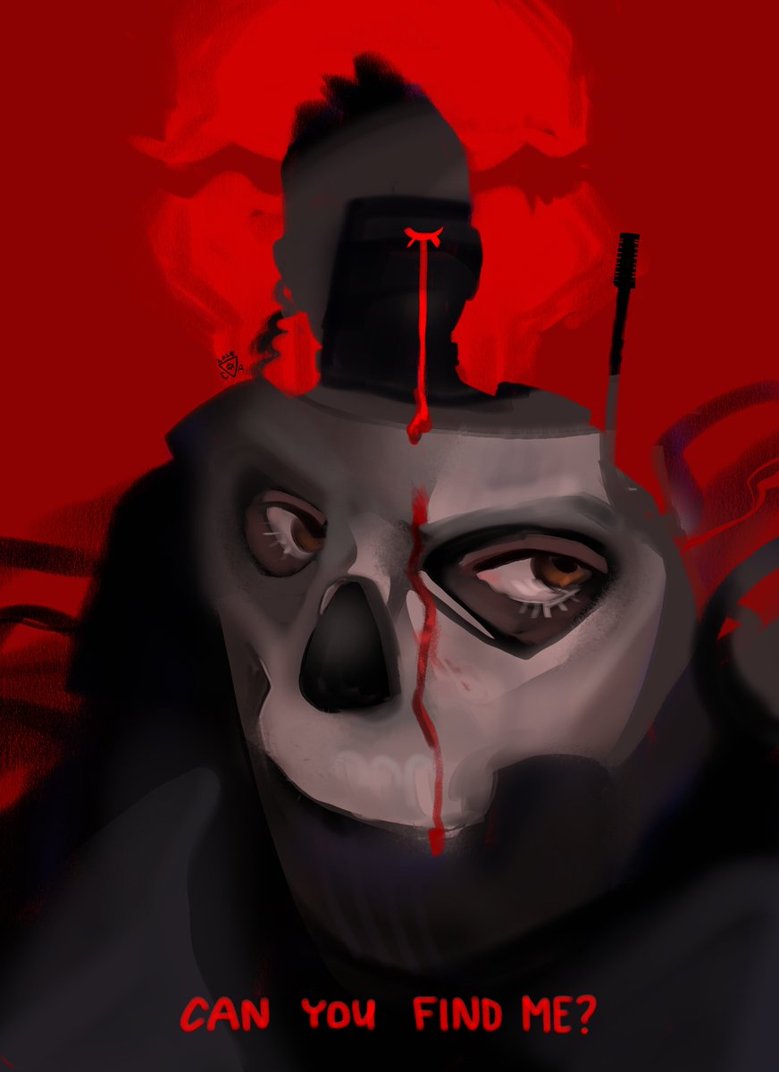 cryptoid_alive's tweet image. &quot;I dug my heels into the gravel
As evidence for you to unravel&quot;

#MW2 #soapghost #GhostSoap #SimonRiley #johnsoapmactavish #CoDFanart