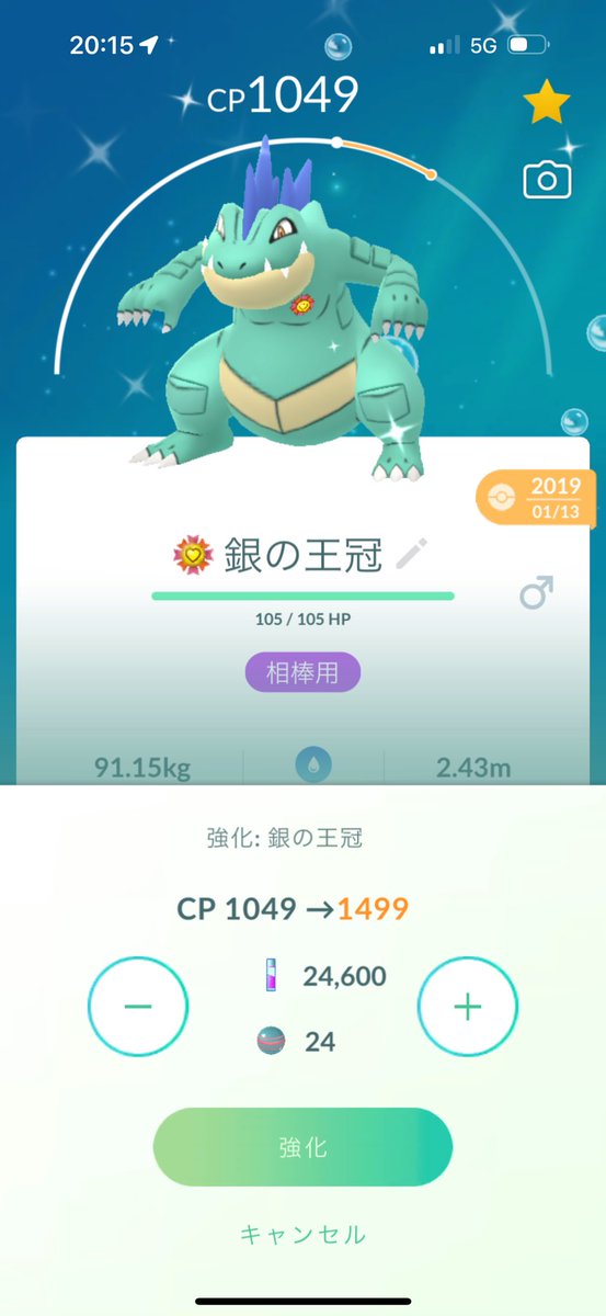 Eva16000913's tweet photo. きたえた！

銀の王冠情報を見た瞬間にbox漁って探した子🐊 https://t.co/ZEOL3EhzEG