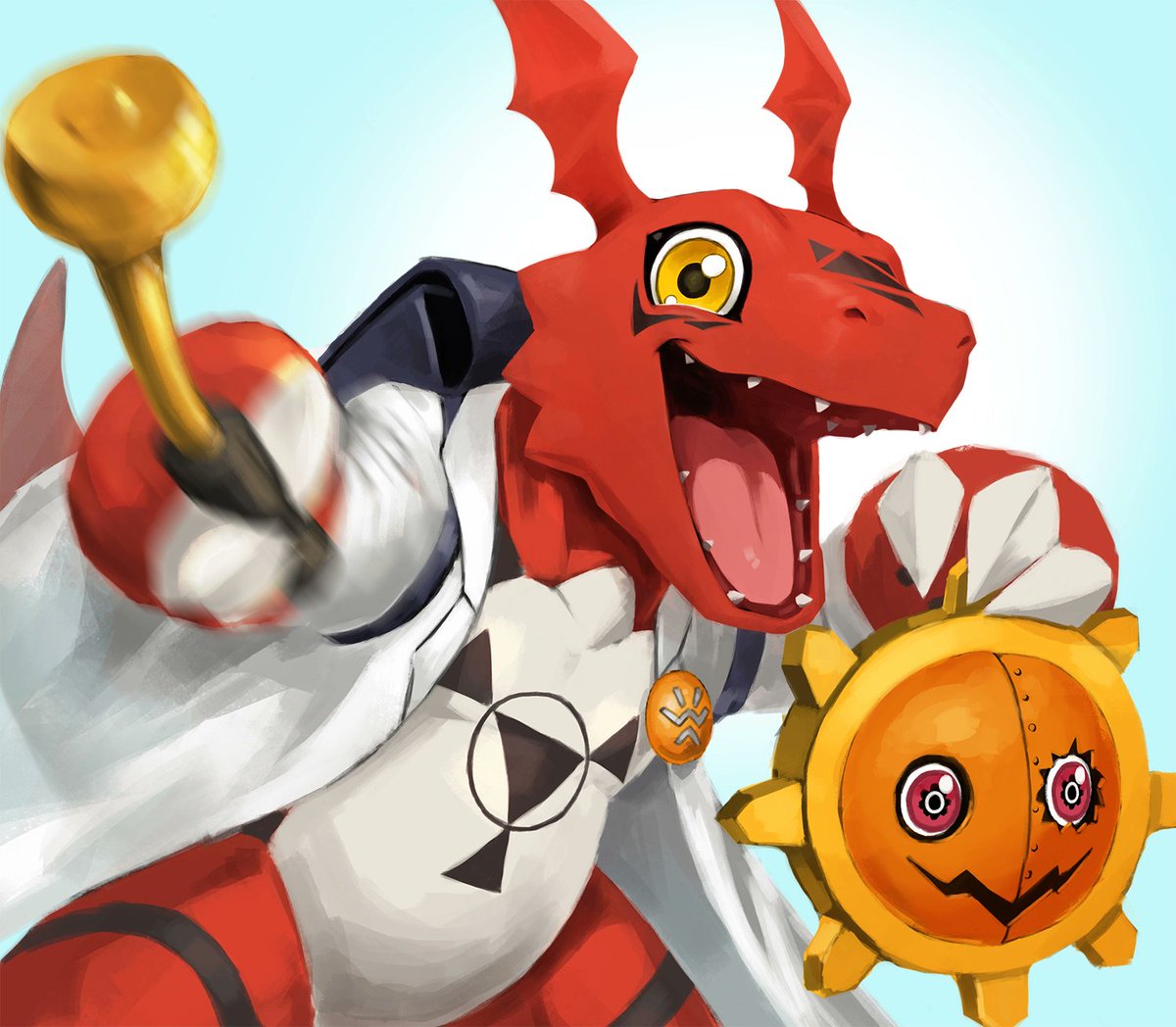 KennyTheCat5883's tweet image. #Digimon #digimonart #디지몬 #デジモン 
12월 서코 부스판에 올릴그림
등록이 오늘 까지인줄 몰라서 허둥지둥 그렸음...