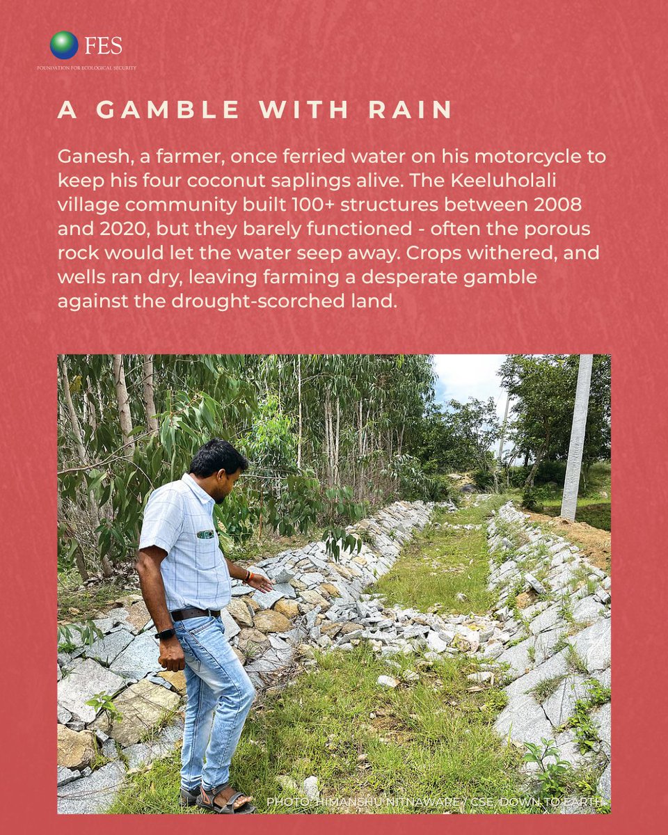 fesforcommons's tweet image. On this #GISDay, see how geospatial technology is improving water management in drought-prone Karnataka. The CLART tool uses geology, slope, drainage, soil, and land use data. 
#GenerationRestoration #Tech4Nature #Tech4People #IndiaObservatory