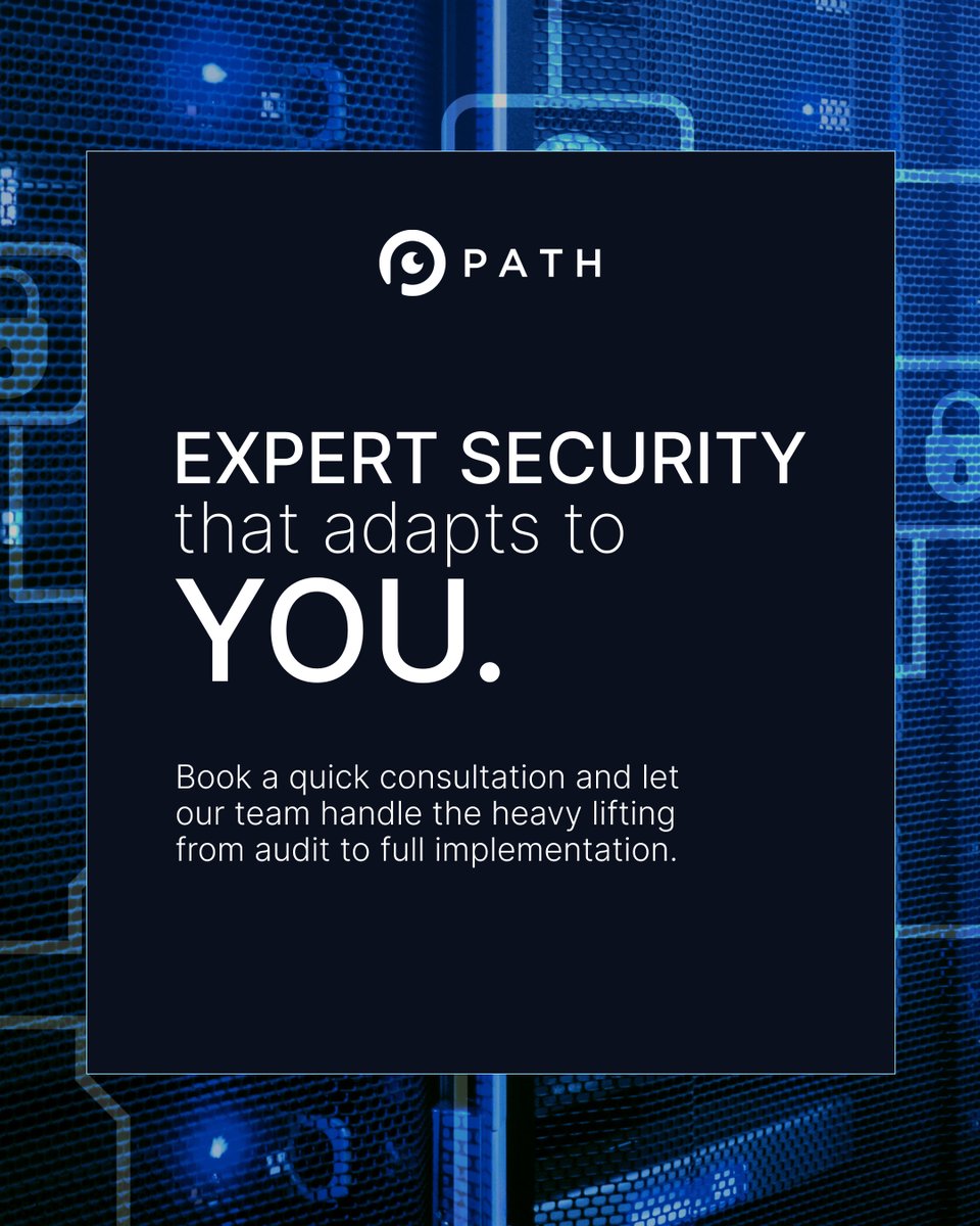 path_network's tweet image. Get security that scales with your platform.

We take care of the audit and the implementation.

Book a quick consultation.


#NetworkSecurity #PathNetwork #CyberResilience